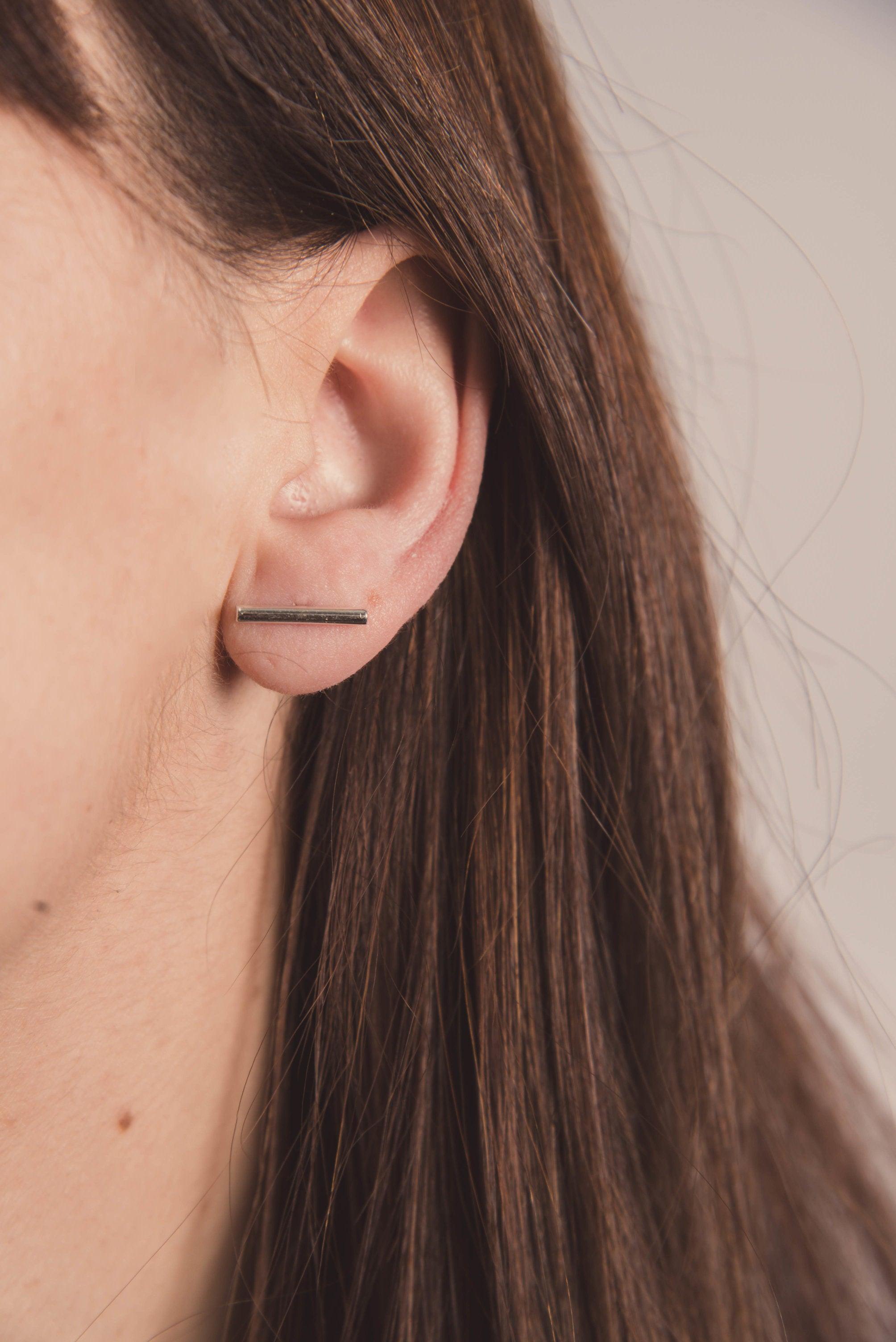 Small hot sale climber earrings